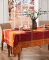 Elrene Maplewood Jacquard Harvest Cotton Rectangle Tablecloth, 60" X 120" In Multi