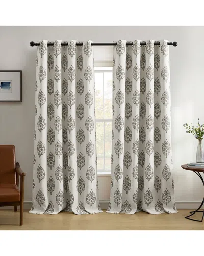 ELRENE ELRENE NAVARA MEDALLION ROOM DARKENING WINDOW CURTAIN