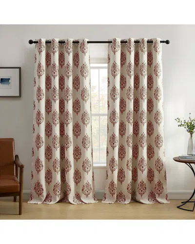 ELRENE ELRENE NAVARA MEDALLION ROOM DARKENING WINDOW CURTAIN
