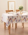 Elrene Poppy Wildflower Border Tablecloth 60" X 144" In Multi