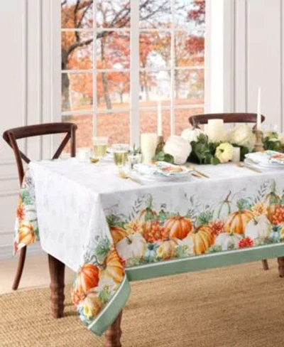 Elrene Pumpkin Harvest Vine Table Linen Collection In Multi