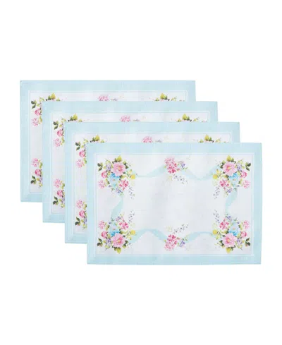 Elrene Rose Cottage Engineered Placemats, Set Of 4 In Multi