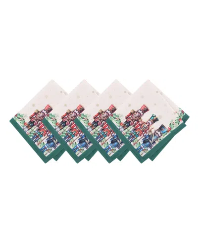 Elrene Royal Nutcracker Napkins, Set Of 4 In Multi