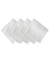Elrene Denley Stripe Set Of 4 Napkins