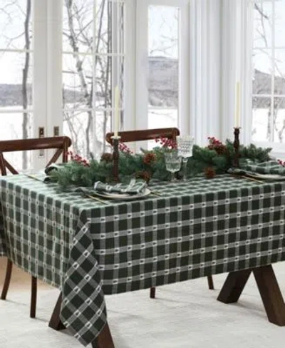Elrene Sherwood Tree Dobby Collection In Green