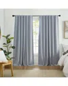 Elrene Solace Blackout Window Panel In Blue
