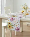 Elrene Sunflower And Daisies Allover Table Runner, 13" X 36" In Multi