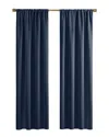 Elrene Sunveil Vanderbilt Extra Wide Blackout Curtain In Navy