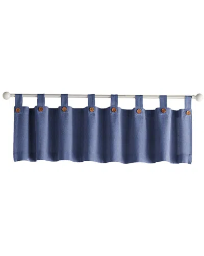 ELRENE ELRENE TUCKER SOLID BUTTON WINDOW KITCHEN VALANCE