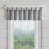 Elrene Tucker Ticking Stripe Window Valance In Black