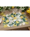 Elrene Tuscany Cutwork Allover Fabric Placemat, 13" X 19" In Multi