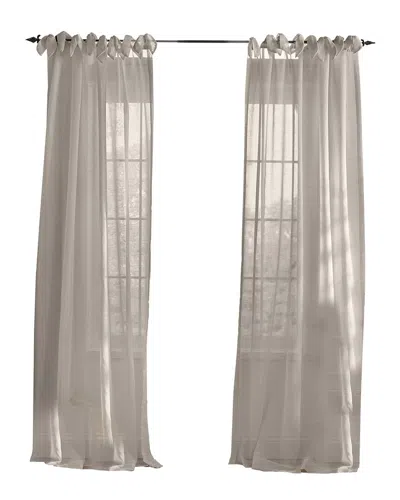 ELRENE ELRENE VIENNA TIE-TOP SHEER CURTAIN