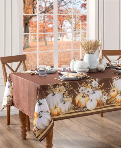 Elrene Wheatland Harvest Fall Rectangle Tablecloth, 60" X 144" In Multi