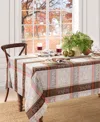 Elrene Windswept Harvest Jacquard Cotton Tablecloth, 60" X 102" In Multi