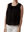 ELSA ESTURGIE GIBOULEE TOP IN BLACK