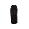 Elsava Women's Nox Black Sequin Skirt