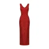 Elsava Women's Riva Red Sequin Dress