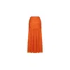 Elsava Women's Yellow / Orange  Torch Of The Desert Skirt