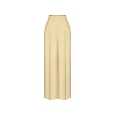 Elsava Women's Yellow / Orange Milky Yellow Trouser.