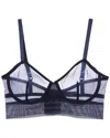 Else Bare Underwire Full Cup Longline Bra In Blue