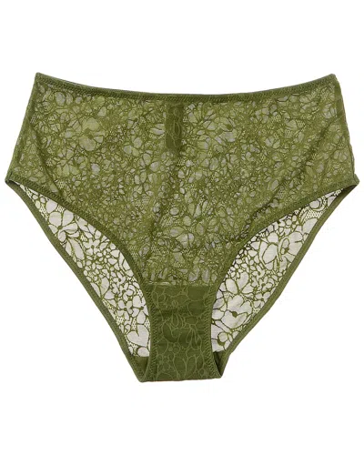 Else Eden High-waist Brief In Green