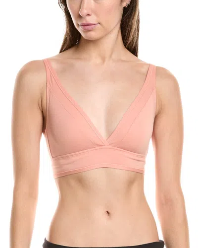 Else Essence Soft Plunge Bra In Orange