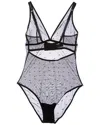 Else Kate Soft Plunge Bodysuit In Black
