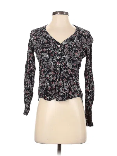 Pre-owned Else Long Sleeve Blouse In Black