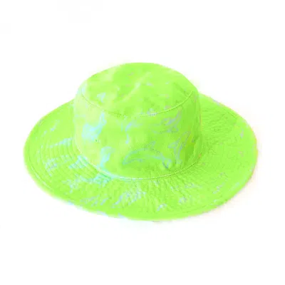 Elsie & Fred Women's Flipper Neon Green Towelling Bucket Hat