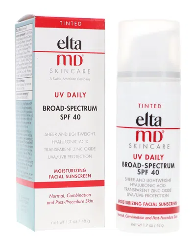 Eltamd 1.7oz Uv Daily Spf 40 Tinted Broad Spectrum Moisturizing Facial Sunscreen In Transparent