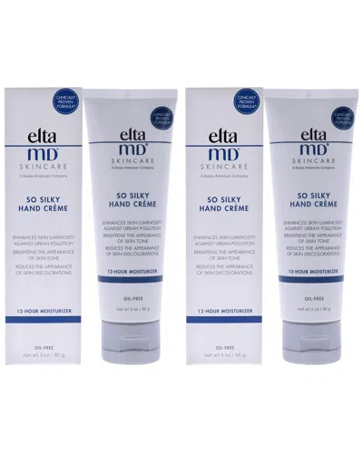 Eltamd 3oz So Silky Hand Cream - Pack Of 2 In Transparent