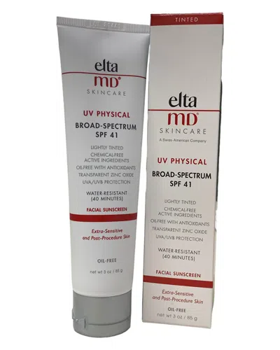 Eltamd 3oz Uv Physical Broad-spectrum Spf 41 In Transparent