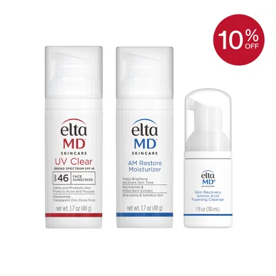 Eltamd Acne-prone Skincare Kit In Transparent