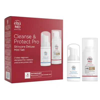 Eltamd Cleanse And Protect Duo (worth $39.00) In Transparent