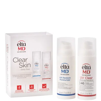Eltamd Clear Skin Daily Duo Kit Gift Set Skin Care 827854010456 In Transparent