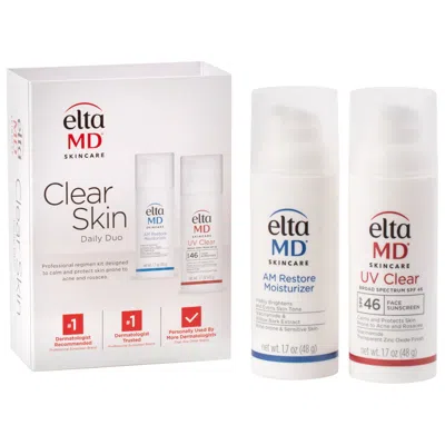 Eltamd Clear Skin Daily Duo Kit Gift Set Skin Care 827854010456 In Transparent