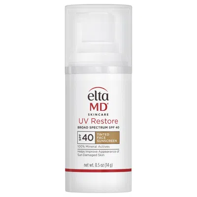 Eltamd Deluxe Mini Size Uv Restore Tinted Broad-spectrum Spf 40 In White