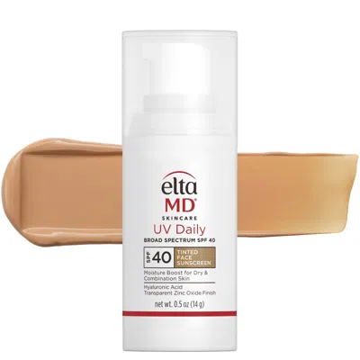Eltamd Deluxe Mini Uv Daily Tinted Broad Spectrum Spf 40 In Transparent