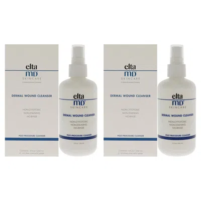 Eltamd Dermal Wound Cleanser By  For Unisex - 8 oz Cleanser - Pack Of 2 In Neutral