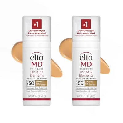 Eltamd Uv Aox Elements Tinted Face Sunscreen In White