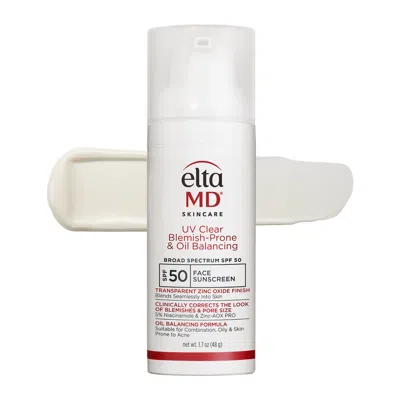 Eltamd Uv Clear Blemish-prone & Oil Balancing Spf 50 In White