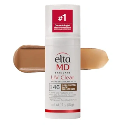 Eltamd Uv Clear Deep Tinted Face Sunscreen In Transparent