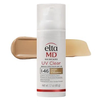 Eltamd Uv Clear Tinted Broad-spectrum Spf 46 In Transparent