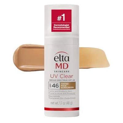 Eltamd Uv Clear Tinted Sunscreen For Face In Transparent
