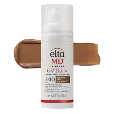 Eltamd Uv Daily Deep Tinted Broad-spectrum Spf 40 In Transparent
