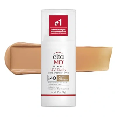 Eltamd Uv Daily Tinted Spf 40 Face Sunscreen Moisturizer In White