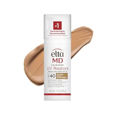 Eltamd Uv Restore Tinted Sunscreen For Face Spf 40 In Transparent