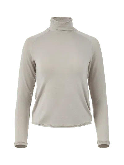 Elune Mode Women's Grey Essential High-neck _ Stone Beige