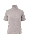 Elune Mode Women's Neutrals Soft High-neck _ Muted Taupe
