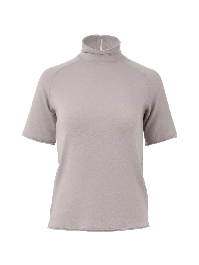 Elune Mode Women's Neutrals Soft High-neck _ Muted Taupe